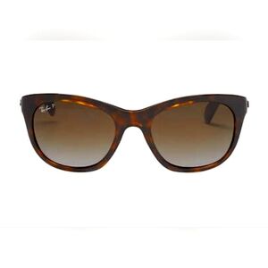 Ray-Ban RB4216 Light Havana & Brown Polarized Sunglasses.